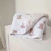 Cuddly Bear Organic Cotton Reversible Cot Comforter